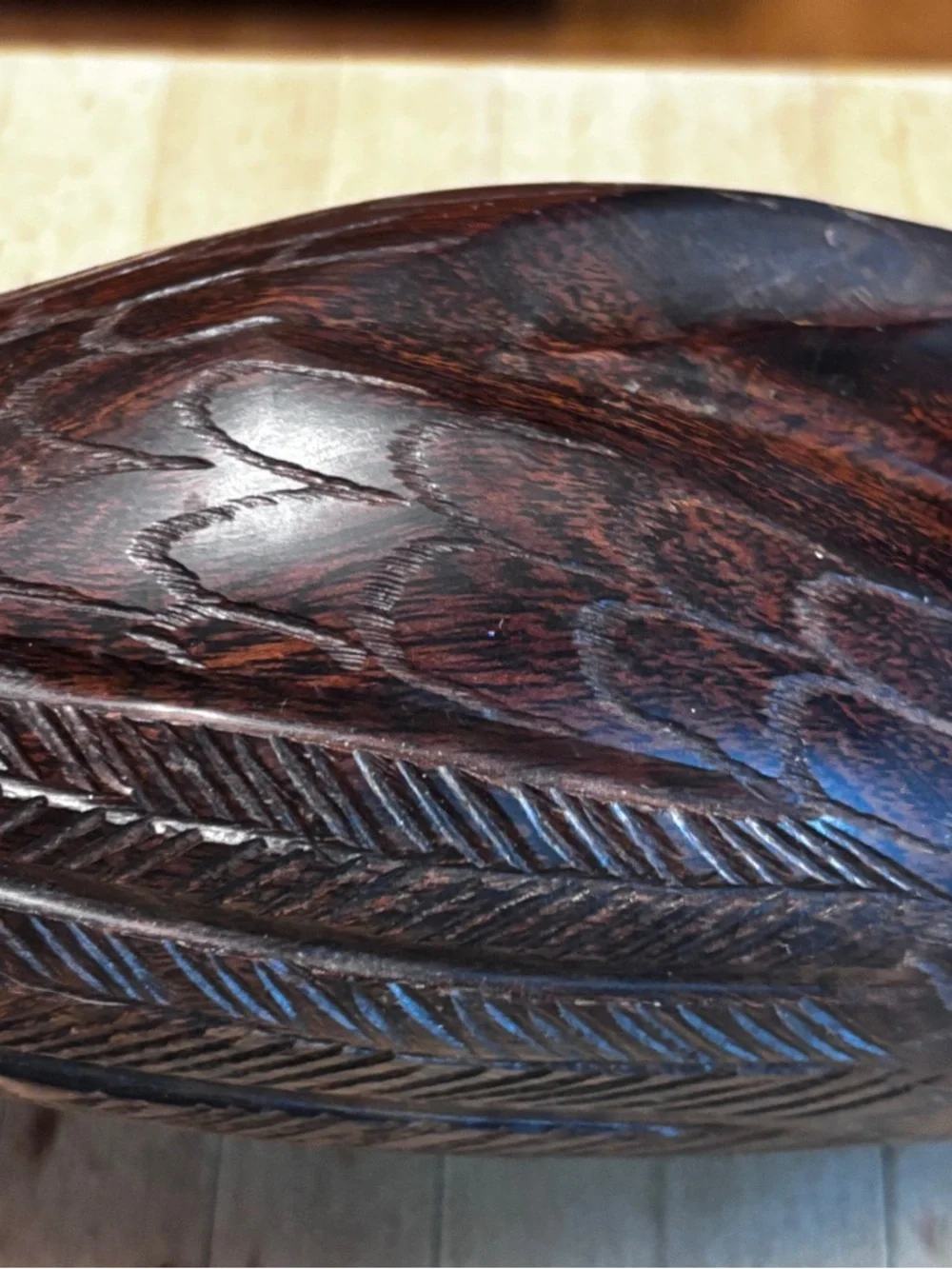 Vintage Hand Carved Ironwood Duck Sculpture Figurine Decoy